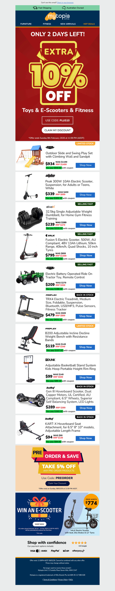 🚨 Don’t Miss This! Extra 10% Off 🤩