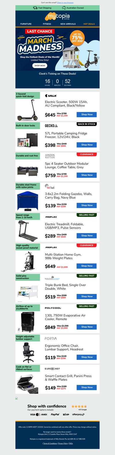 🛑 Ends Tonight: March Madness 🏁