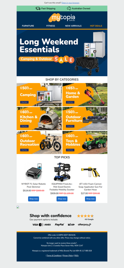 🚚 Get It Before the Long Weekend