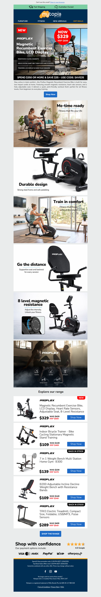 New In: Comfortable Cardio Starts Here 🚴‍♂️