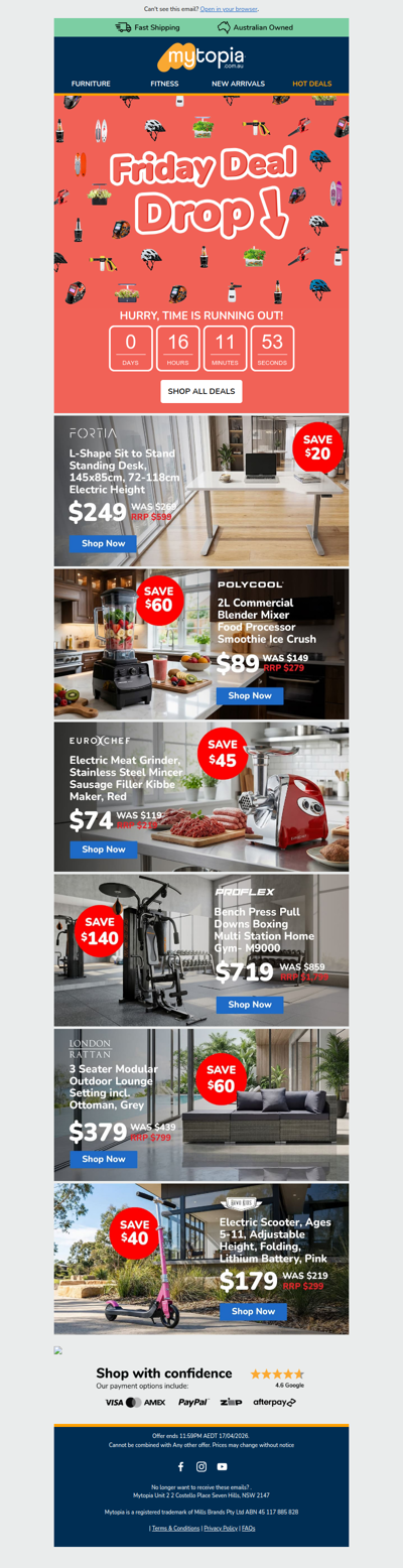 🏃 Your Friday Deals Have Dropped