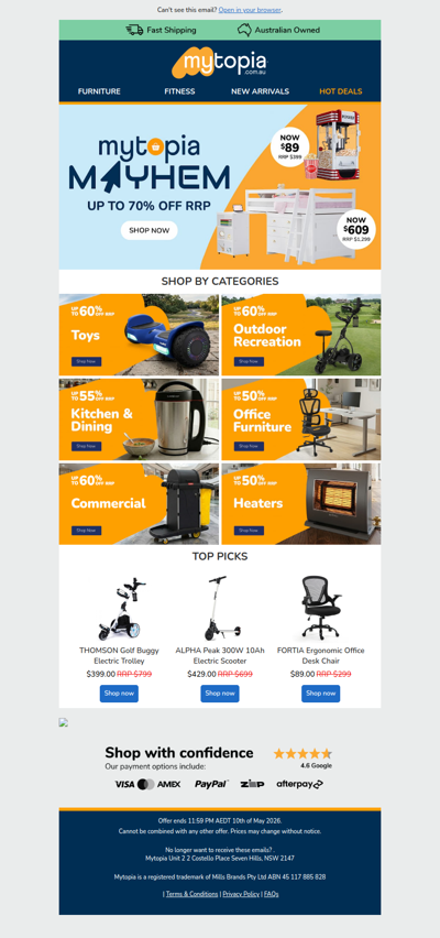 💥 Unbeatable Deals Up to 70% Off RRP!