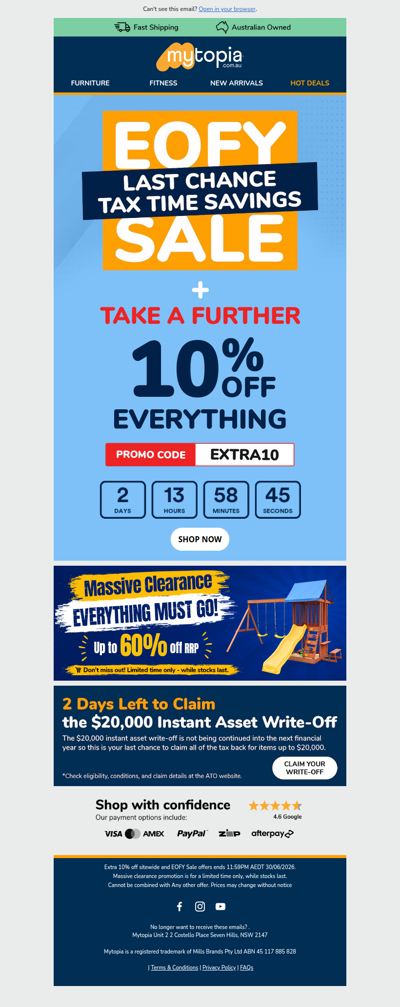 🚨 EOFY Savings Ending Soon!