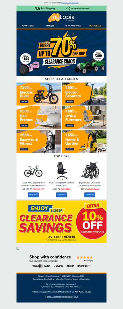 🚨 UP TO 70% OFF RRP