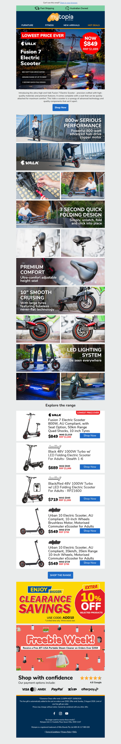 🛴 Unleash Your Ride: Upgrade to VALK Fusion 7!
