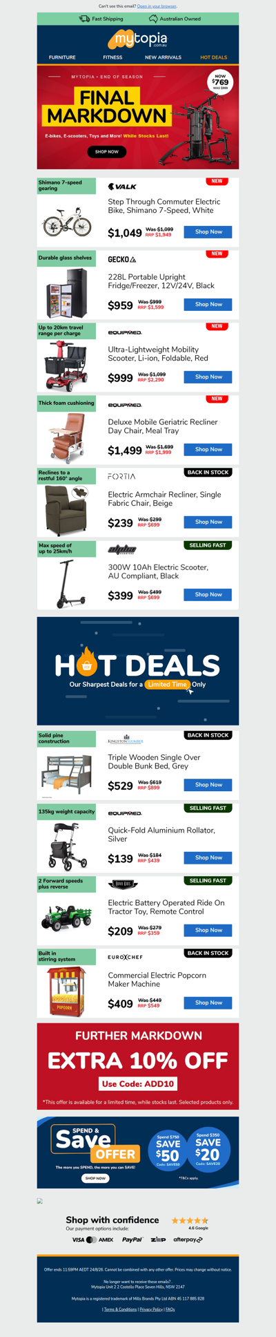 🛠️ Last Markdown on New Stocks🎯