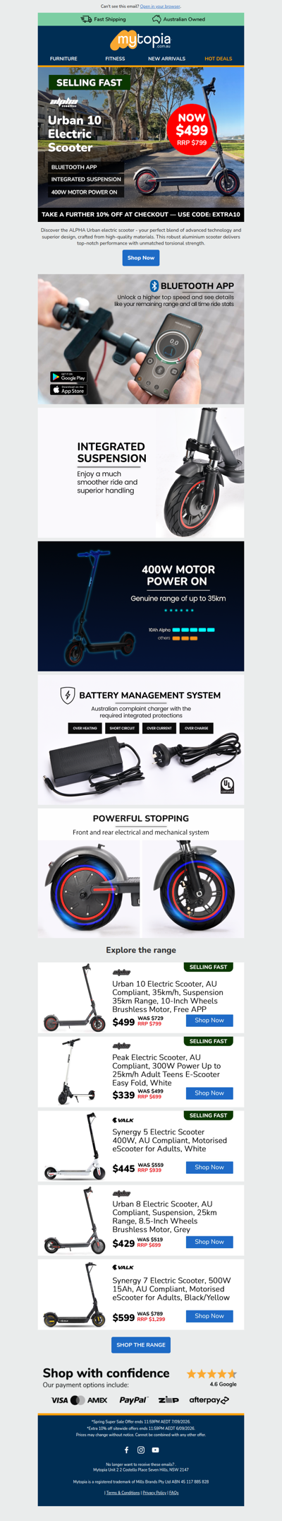 ⚡ Selling Fast: Electric Scooter for $499!