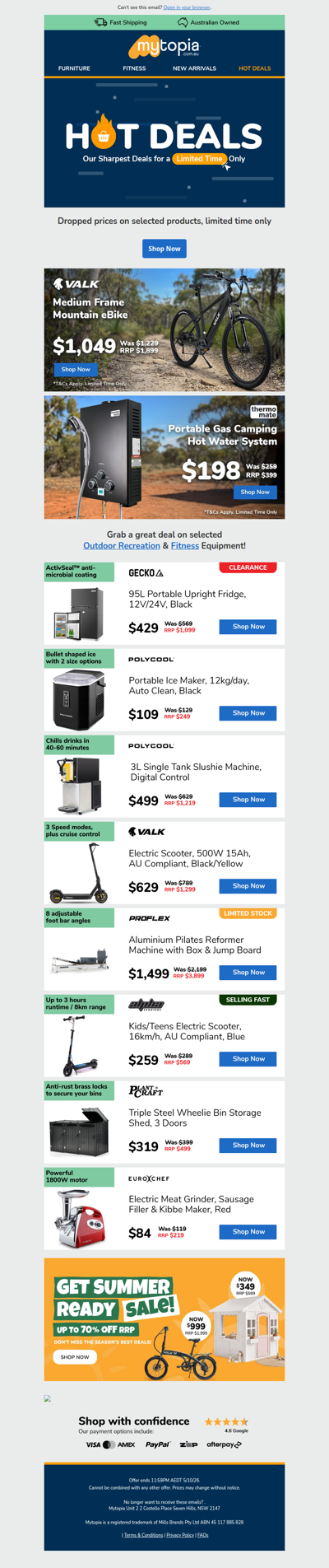 😎 Hot Deals To Get You Summer Ready ☀️