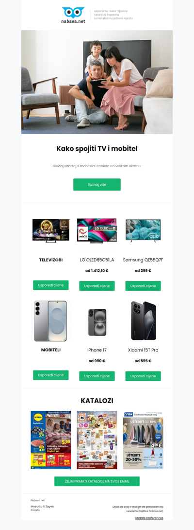 Kako spojiti TV i mobitel