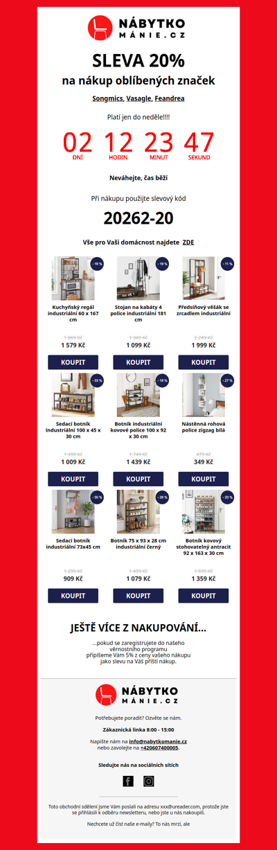 Jen do neděle!!! Sleva 20%...