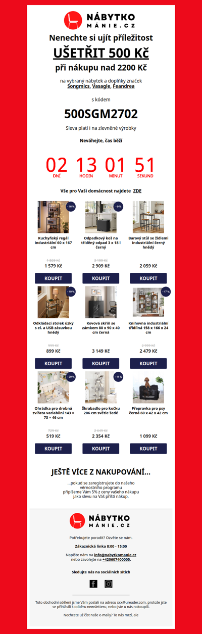 Ušetřete PĚTISTOVKU při nákupu oblíbených značek
