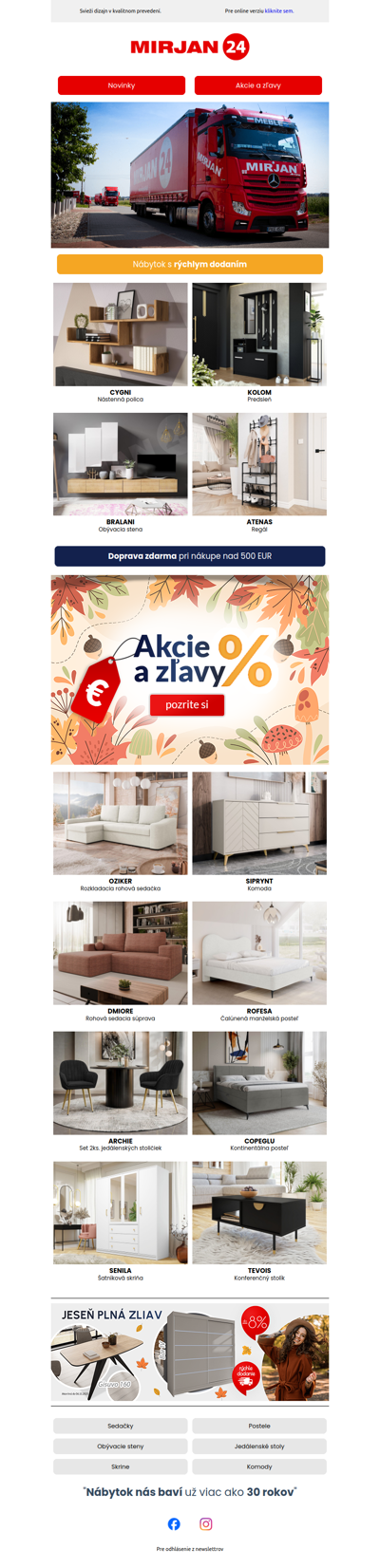 Nábytok s rýchlym dodaním