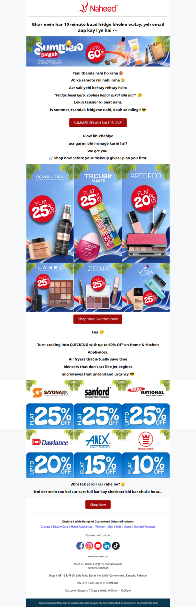 Garmi Ka Ilaaj? Summer Smash - Up to 60% OFF 🌞