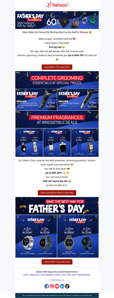 UP TO 60% OFF | SIRF AJ KAY LIYE! ⏰