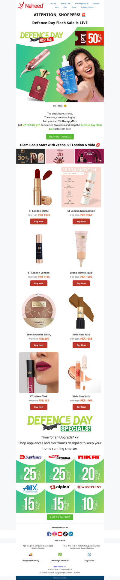 Defence Day Flash Sale — UP TO 50% OFF 💥😯