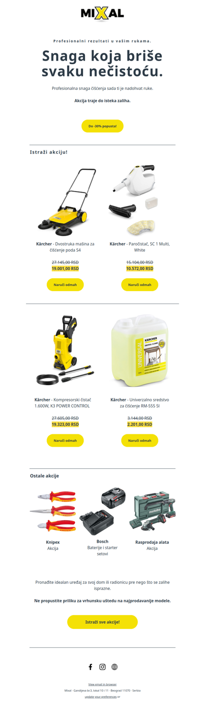 Istraži Kärcher akciju! 🌟