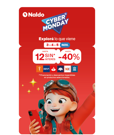Se viene el CyberMonday a Naldo! 🔥 Prepará tu lista carrito