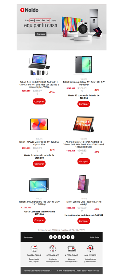 Las mejores 𝗧𝗮𝗯𝗹𝗲𝘁𝘀 para jugar y trabajar hasta 𝟭𝟮 𝗰𝘂𝗼𝘁𝗮𝘀 𝘀𝗶𝗻 𝗶𝗻𝘁𝗲𝗿𝗲́𝘀 💪