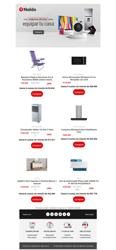 El verano se disfruta mejor con precios bajos y hasta 12 cuotas sin interés 🏖️ ⚡