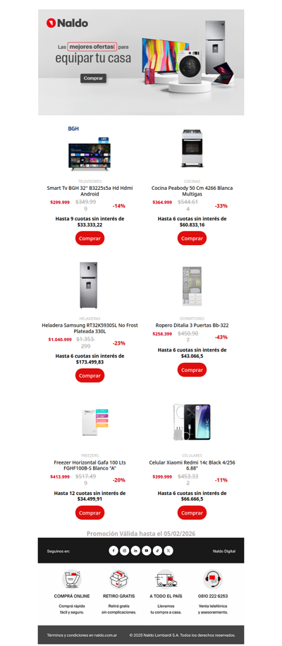 ¡𝗟𝗮𝘀 𝗢𝗳𝗲𝗿𝘁𝗮𝘀 𝗱𝗲 𝗙𝗲𝗯𝗿𝗲𝗿𝗼 𝘀𝗼𝗻 𝗶𝗿𝗿𝗲𝘀𝗶𝘀𝘁𝗶𝗯𝗹𝗲𝘀!...Y hasta en 12 cuotas sin interés 💘