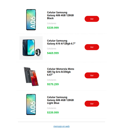 ¿No te convenció lo que viste? Mirá estas alternativas