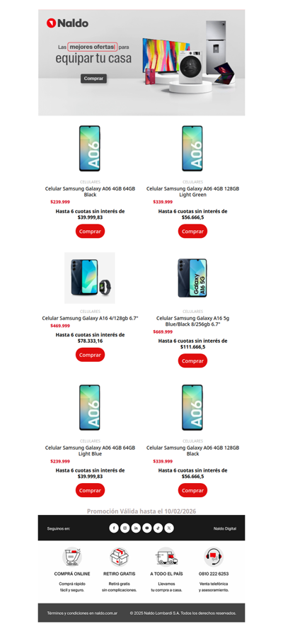 ¡Los productos que querés, hasta en 12 cuotas sin interés! 🥂