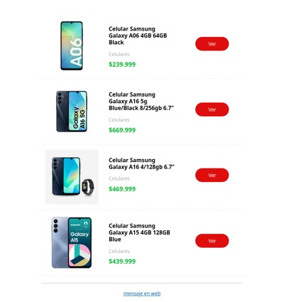 ¿No te convenció lo que viste? Mirá estas alternativas