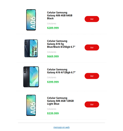 ¿No te convenció lo que viste? Mirá estas alternativas