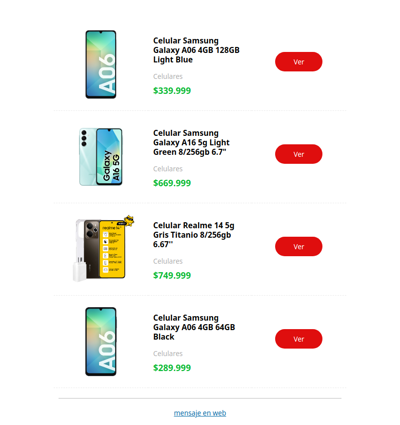 ¿No te convenció lo que viste? Mirá estas alternativas