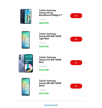 ¿No te convenció lo que viste? Mirá estas alternativas