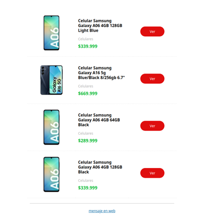 ¿No te convenció lo que viste? Mirá estas alternativas