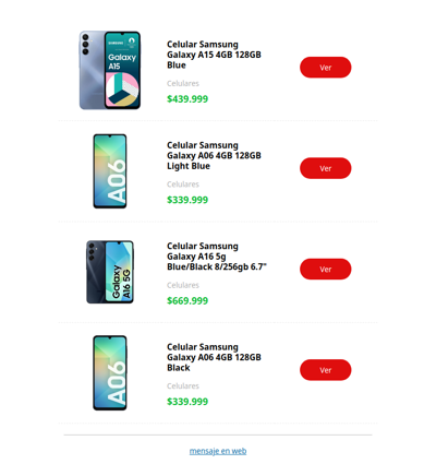 ¿No te convenció lo que viste? Mirá estas alternativas