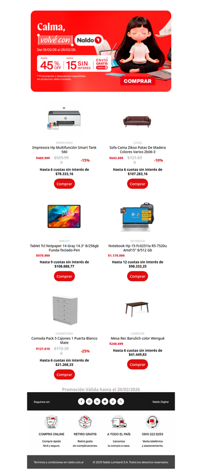 ¡Volvé con calma, elegí los productos que te facilitarán el resto del año! 🧘‍♀️