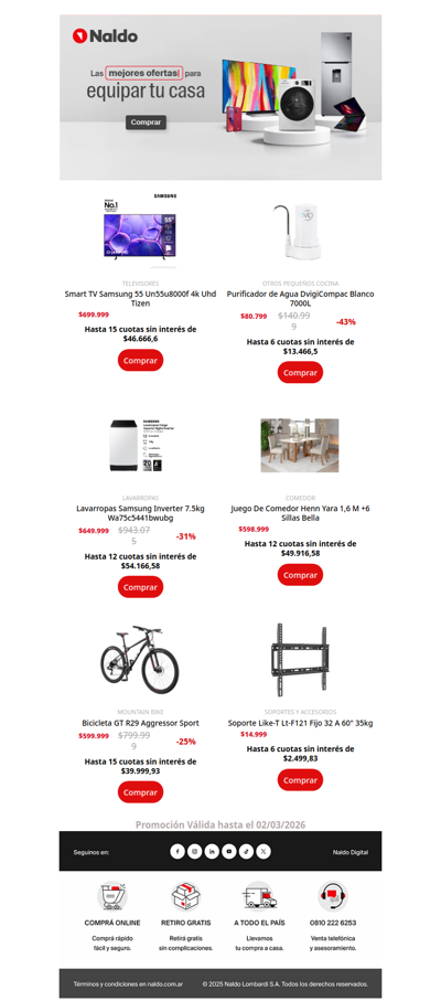 ¡Arrancó Marzo con Ofertas Asombrosas! Hasta 12 cuotas sin interés 🙃