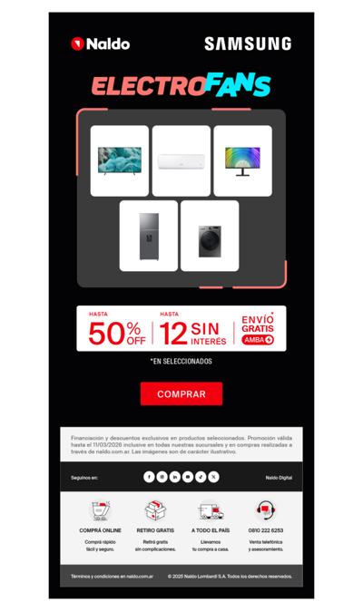 ¿Buscás lo mejor de Samsung en ElectroFans? Lo encontraste aquí 👇