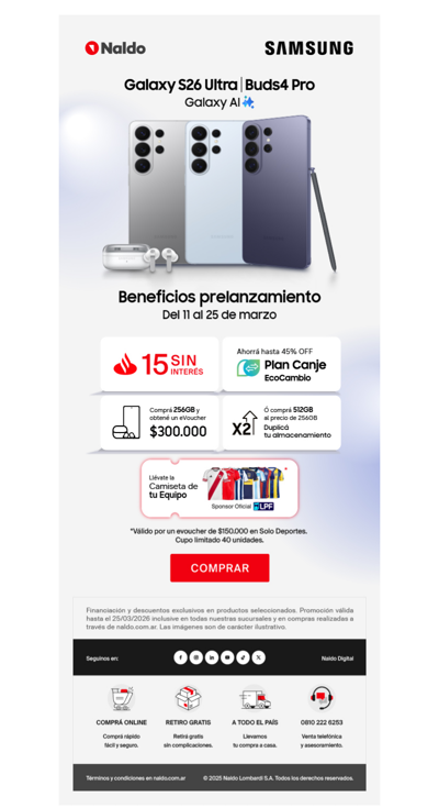 ¡Llegó el nuevo 𝗦𝗮𝗺𝘀𝘂𝗻𝗴 𝗚𝗮𝗹𝗮𝘅𝘆 𝗦𝟮𝟲 y hay grandes beneficios por tiempo limitado! 👌