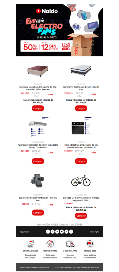 ¡Aún queda tiempo! No dejes pasar estas ofertas de ElectroFans 🕒