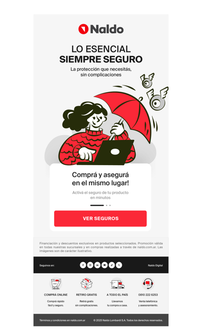 ¡Ahora, lo que más querés aseguralo con Naldo!  🛡️