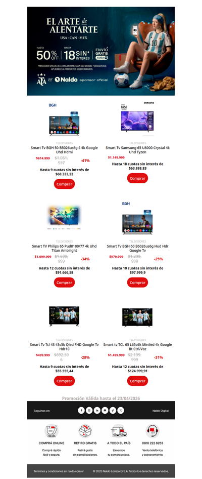 ¡Productos que te alegran la vida en muchas cuotas sin interés! 💝