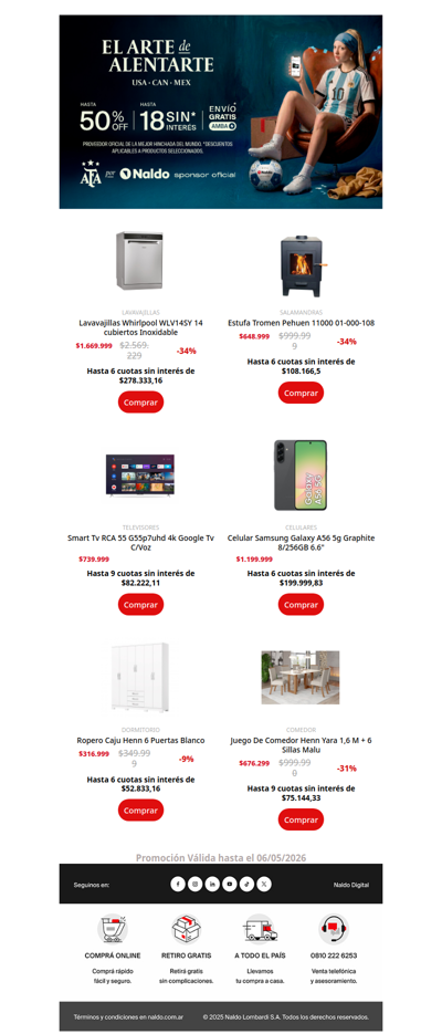 ¡Mayo arrancó a pura Oferta!  Aprovechalas hasta 12 cuotas sin intetrés 😍