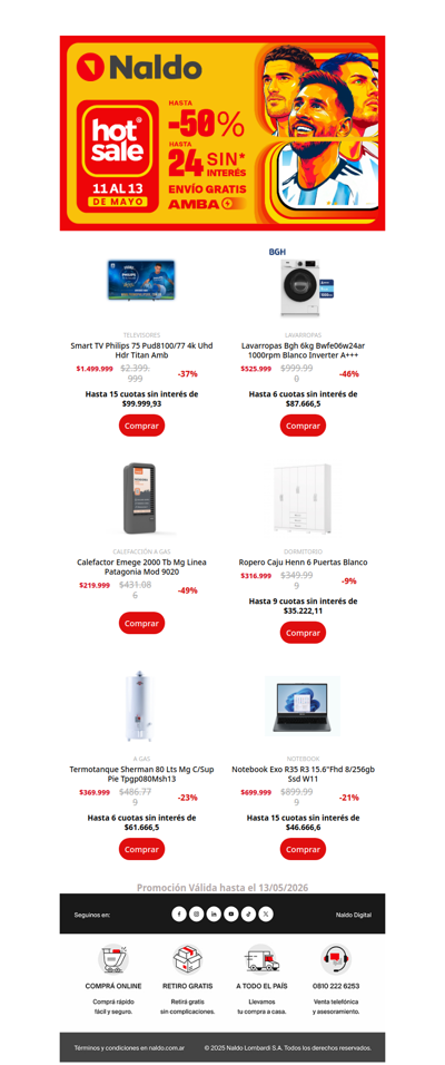 ¡Los más elegidos de Hot Sale! 👈