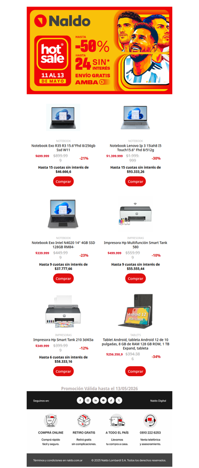 Lo mejor de Informática está en Hot Sale 💻
