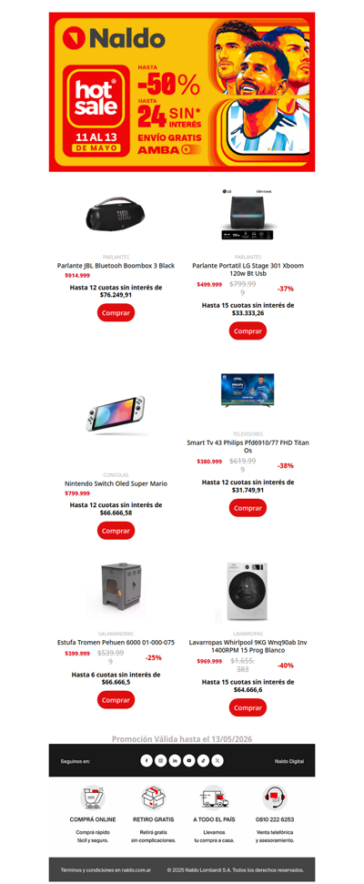 ¡El Hot Sale termina, pero aún estás a tiempo! 👇