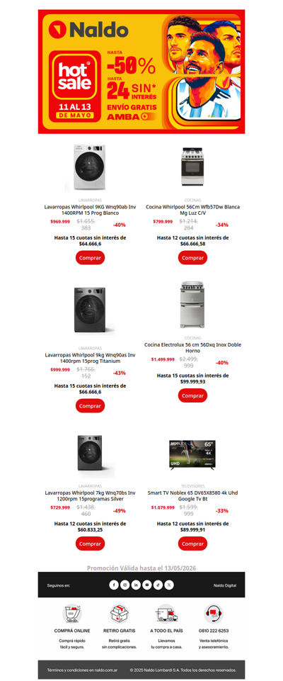 ¡Agregamos más productos a Hot Sale! Últimas horas