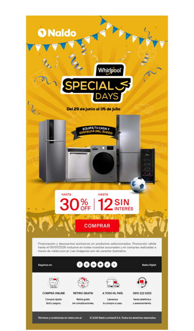 ¡Whirlpool Special Days! - Hasta 12 cuotas sin interés  💯