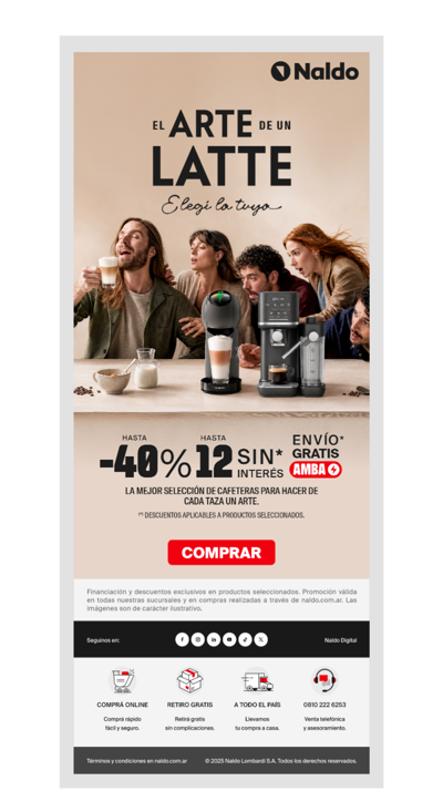 ¡Las mejores cafeteras hasta 12 cuotas sin interés! ☕
