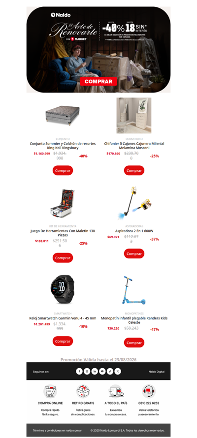 ¡Hora de renovar tu casa con estas ofertas! Hasta 18 cuotas sin interés 🏚️