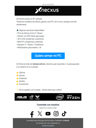 🚨 Nuevo ingreso de PCs