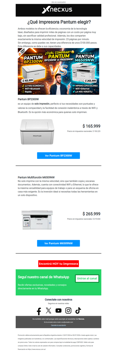 ¿Qué impresora Pantum elegir?