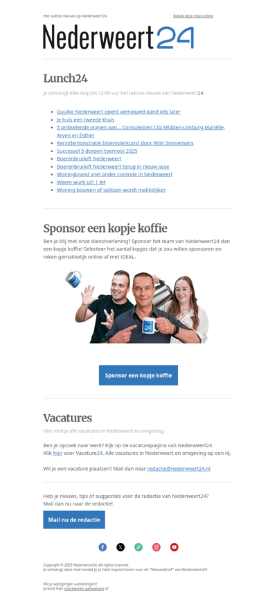 Lunch24 van Nederweert24